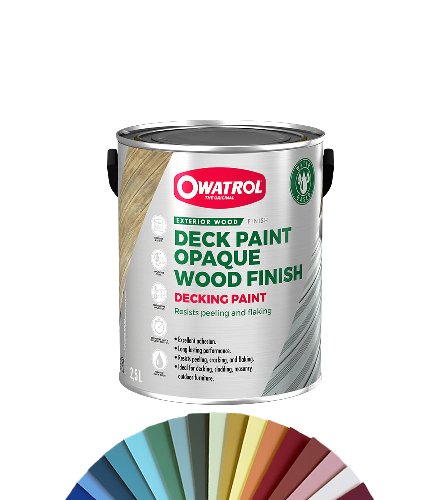 Owatrol Decking Paint Opaque - 2.5L - Tinted Colour Match