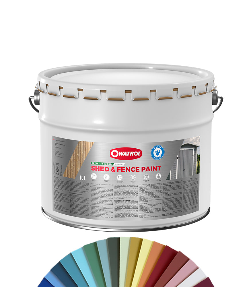 Owatrol Shed and Fence Paint - 10L - Tinted Colour Match