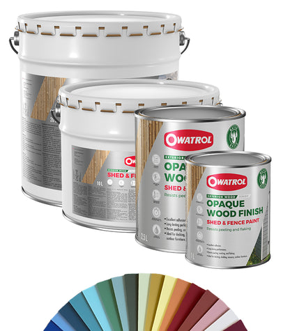 Owatrol Shed and Fence Paint - Tinted Colour Match