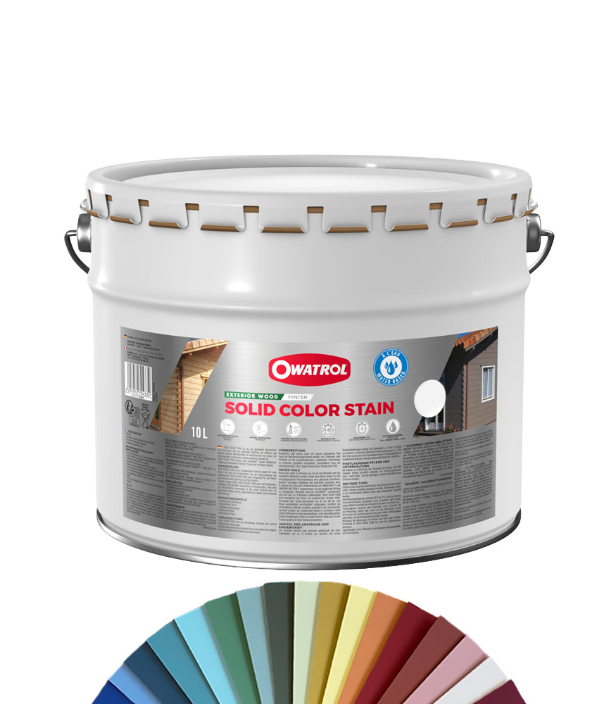 Owatrol Solid Colour Stain - 10L - Tinted Colour Match