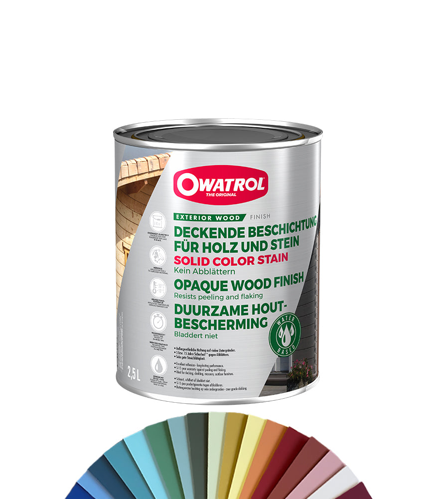 Owatrol Solid Colour Stain - 2.5L - Tinted Colour Match