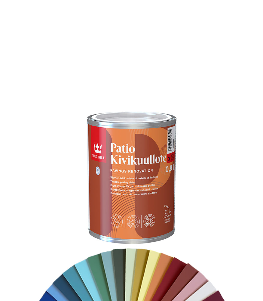 Tikkurila Patio Paving Stain - 1L - Tinted Colour Match