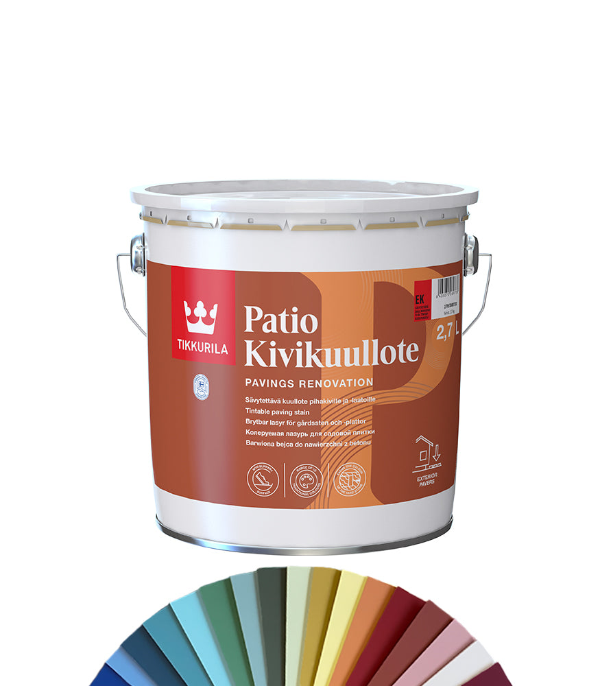 Tikkurila Patio Paving Stain - 3L - Tinted Colour Match