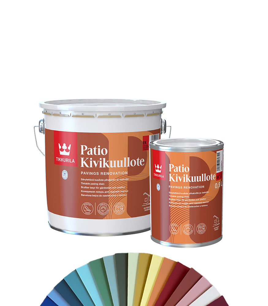 Tikkurila Patio Paving Stain - Tinted Colour Match