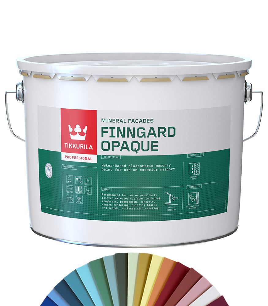 Tikkurila Finngard Opaque Acrylic Paint for Masonry - 10L - Tinted Colour Match