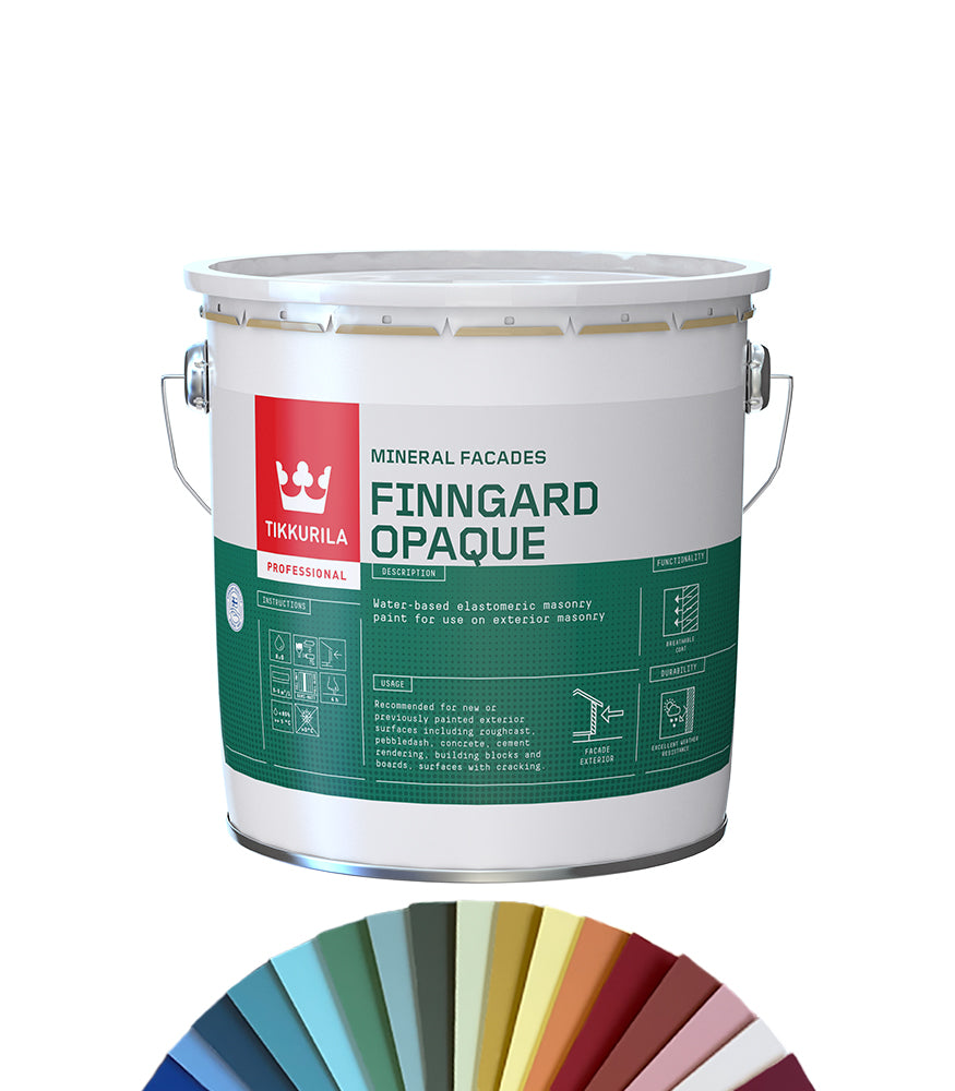 Tikkurila Finngard Opaque Acrylic Paint for Masonry - 3L - Tinted Colour Match