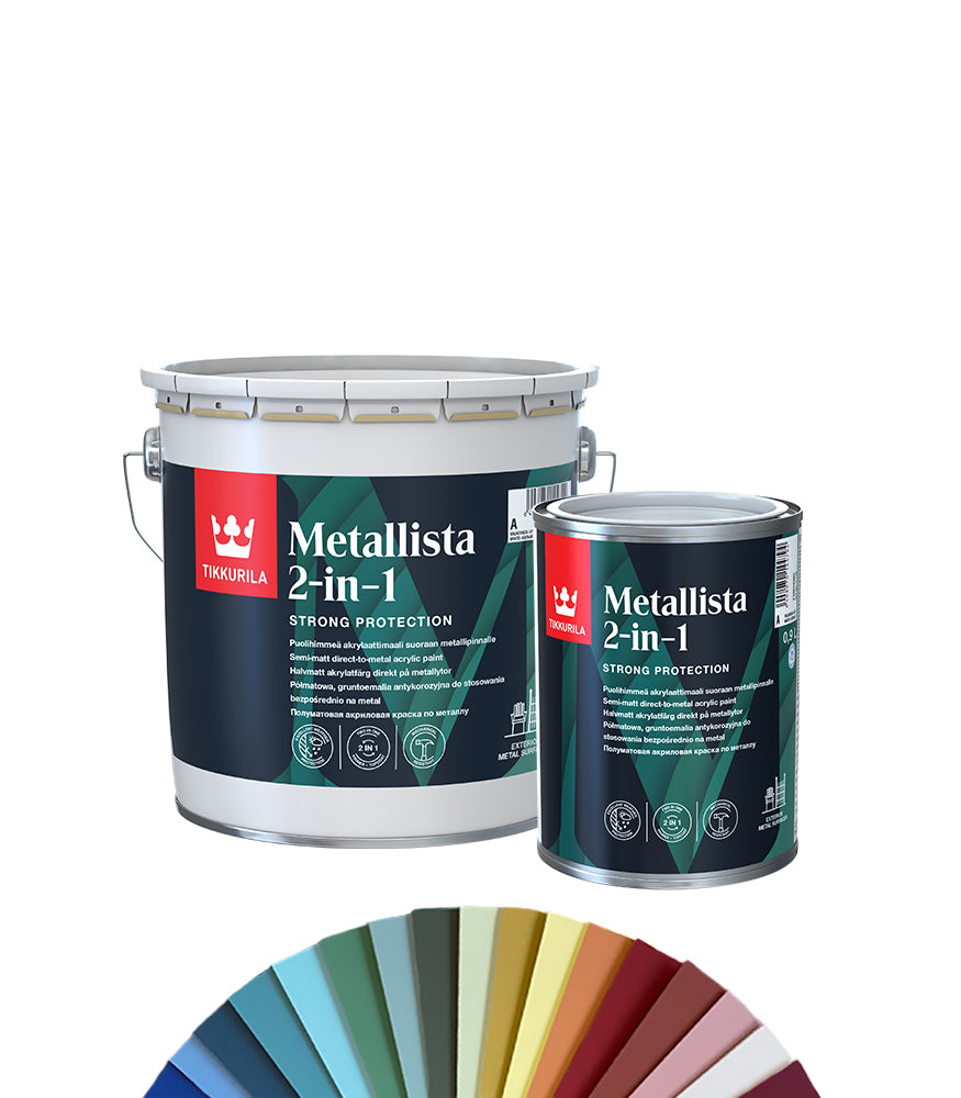 Tikkurila Metallista 2-in-1 Paint - Tinted Colour Match