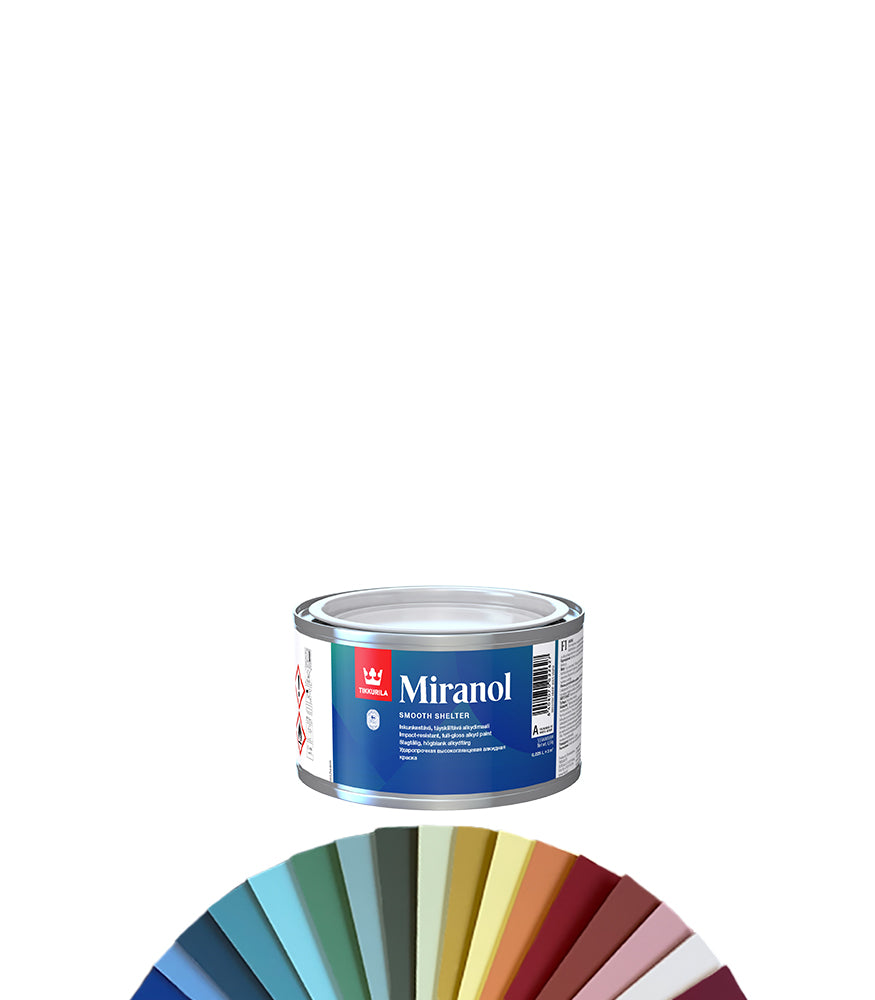 Tikkurila Miranol High Gloss Enamel Paint - 250ml - Tinted Colour Match