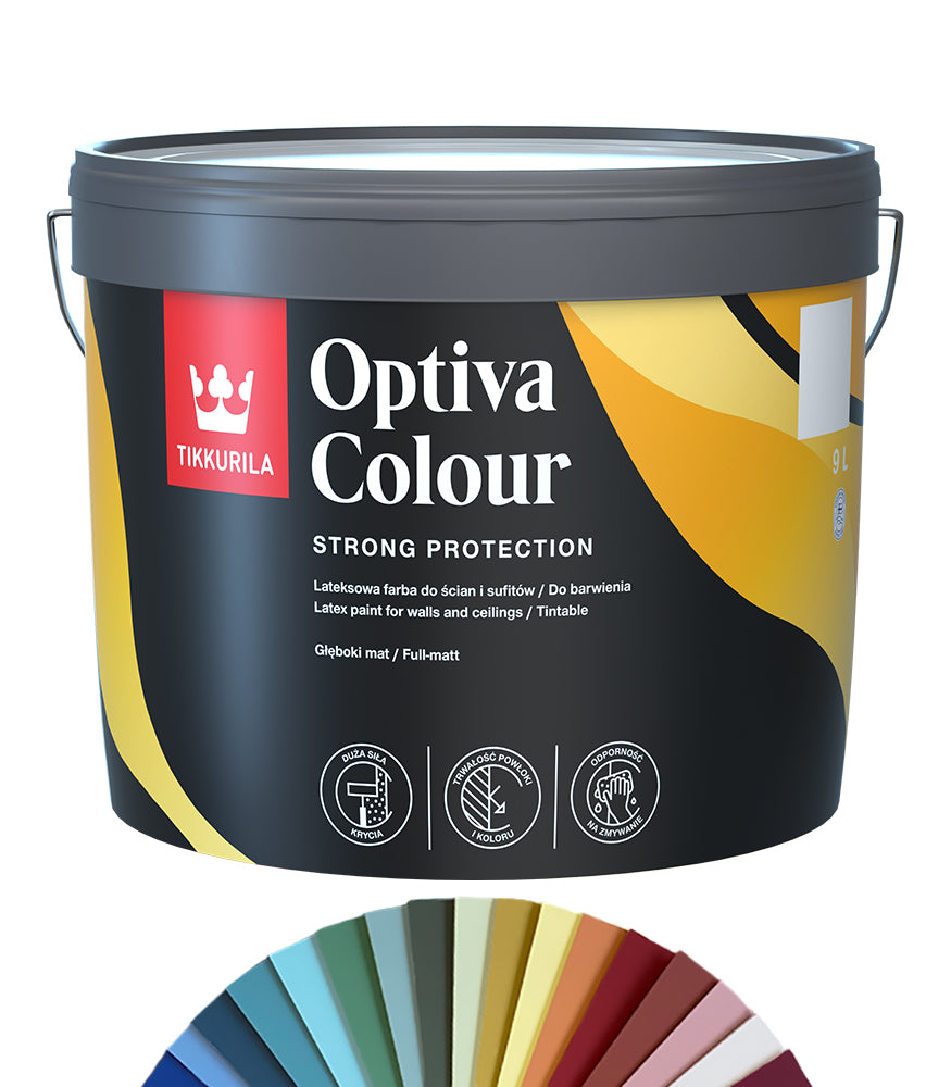Tikkurila Optiva Colour Durable Trade Matt Paint - 10L - Tinted Colour Match