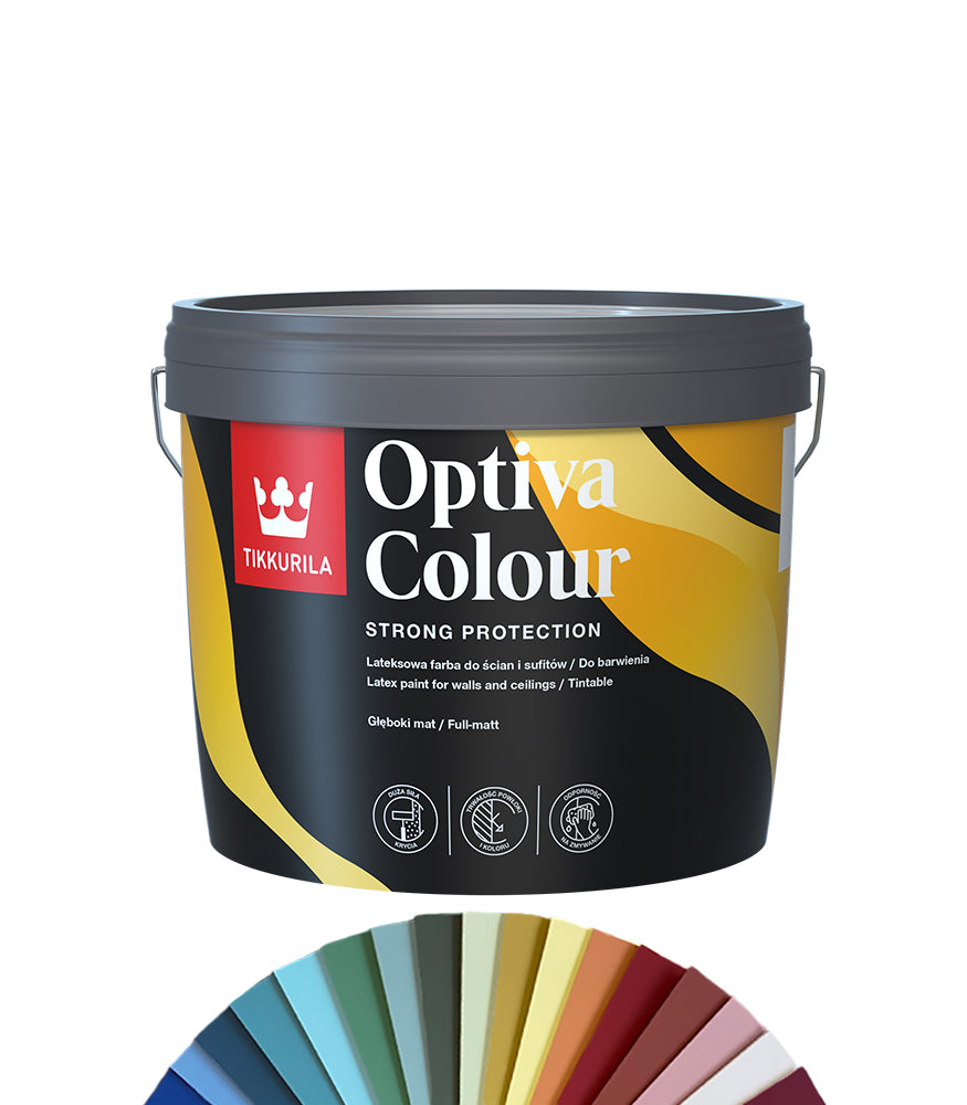 Tikkurila Optiva Colour Durable Trade Matt Paint - 3L - Tinted Colour Match