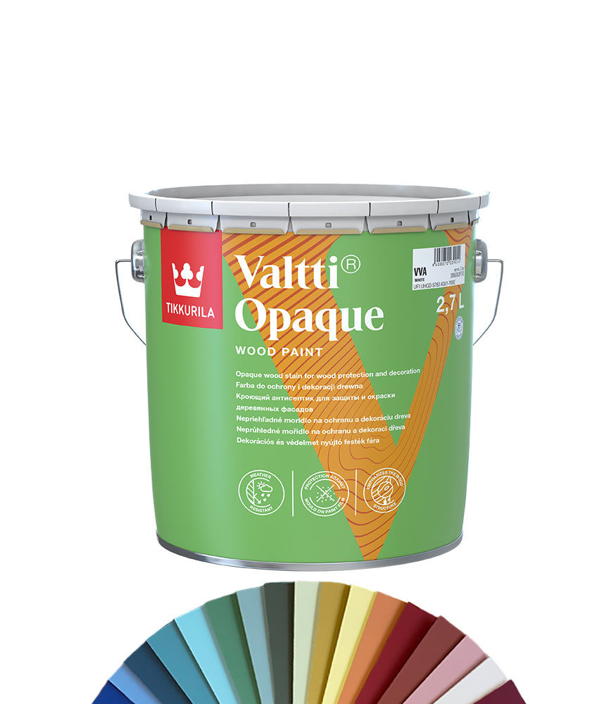 Tikkurila Valtti Opaque Premium Exterior Paint - 3L - Tinted Colour Match