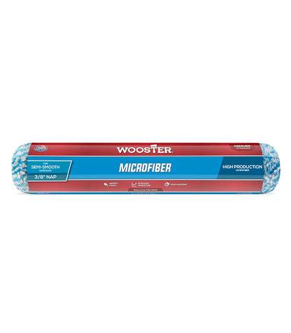Wooster Microfiber 3/8" Nap Semi Smooth Paint Roller Sleeve - 14 Inch