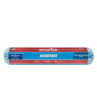 Wooster Microfiber 9/16" Nap Semi Rough Paint Roller Sleeve - 14 Inch