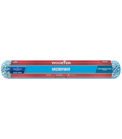 Wooster Microfiber 9/16" Nap Semi Rough Paint Roller Sleeve - 18 Inch