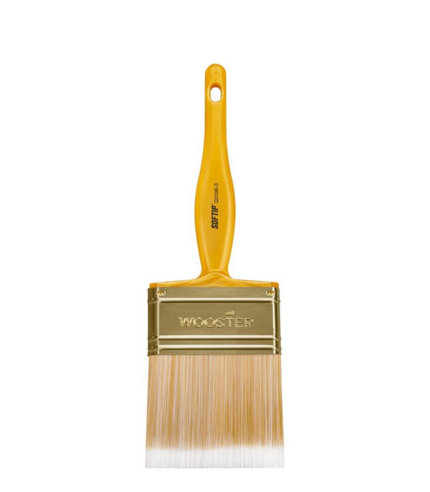 Wooster Softip Varnish Style Flat Paint Brush - 3 Inch