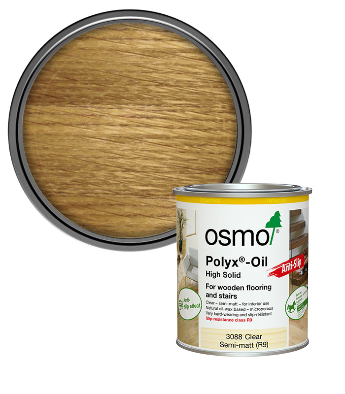 Osmo Polyx Oil Anti-Slip - Clear - Semi-Matt - 750ml