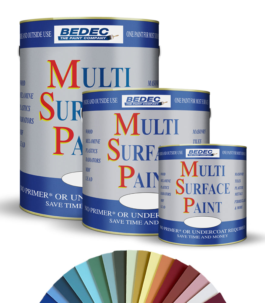 Bedec Multi Surface Paint (MSP) - Tinted Colour Match