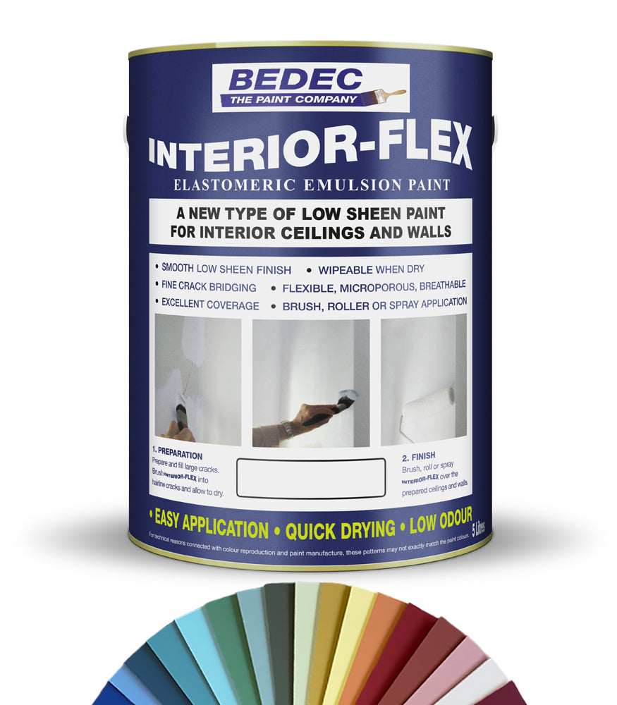 Bedec Interior Flex Matt Paint - 5L - Tinted Colour Match