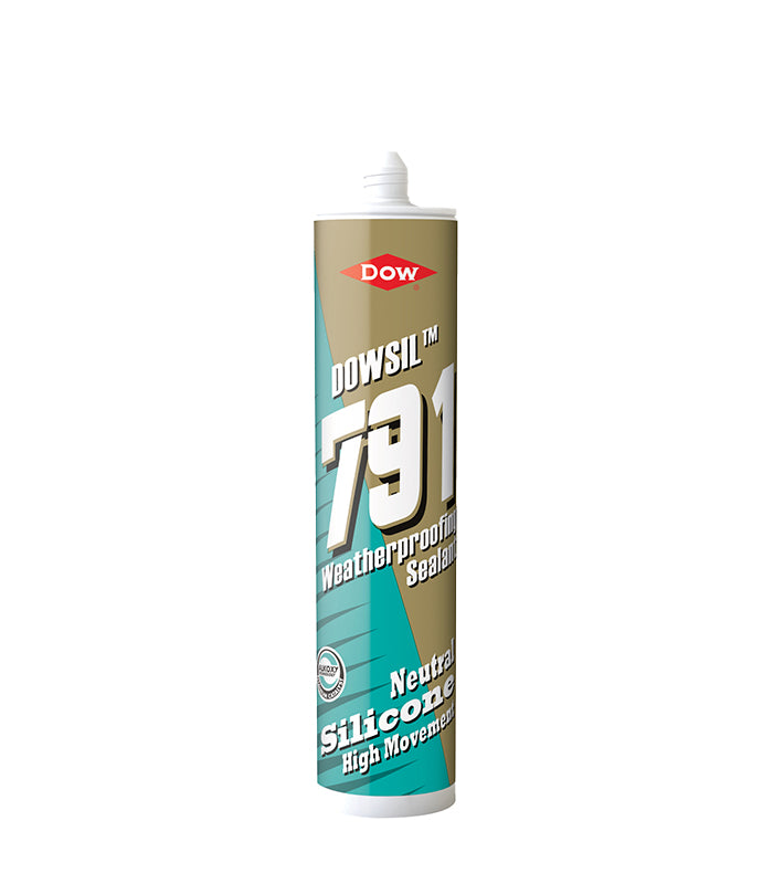 Dowsil 791 External Weatherproofing Silicone Sealant - 310ml Cartridge