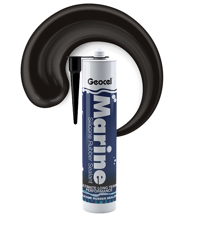 Geocel Marine Silicone Rubber Sealant 310ml Cartridge - Black