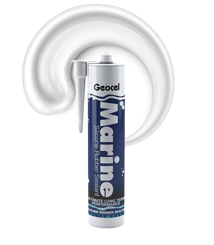 Geocel Marine Silicone Rubber Sealant 310ml Cartridge - Clear