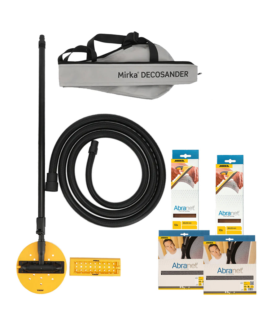 Mirka Deco Sander Kit with Abranet Pads - 80 x 230 mm / 225 mm