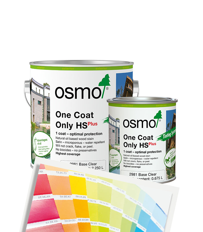 Osmo One Coat Only HS Plus Wood Stain - Tinted Colour Match