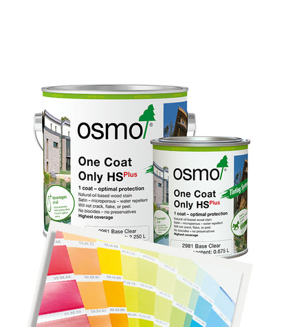Osmo One Coat Only HS Plus Wood Stain - Tinted Colour Match