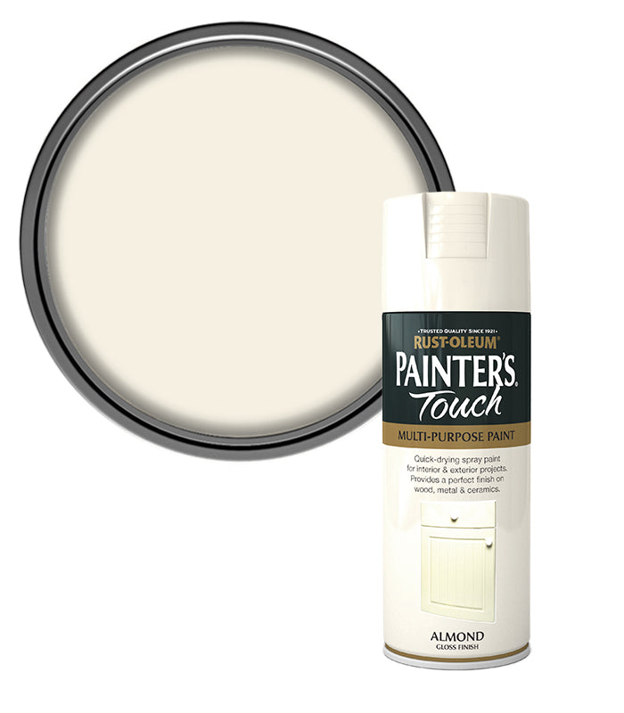Rust-Oleum Painter’s Touch Spray Paint 400ml Gloss - Almond