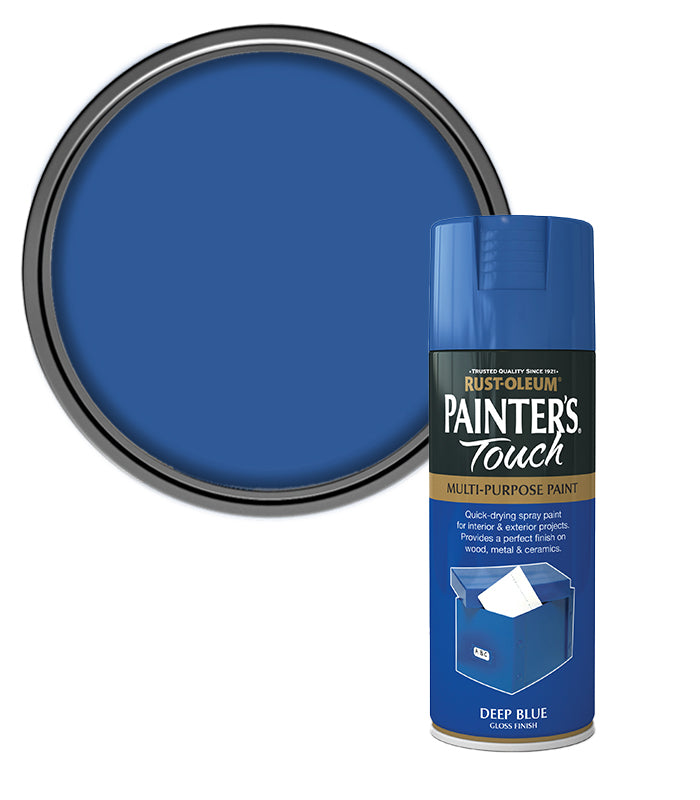 Rust-Oleum Painter’s Touch Spray Paint 400ml Gloss - Deep Blue