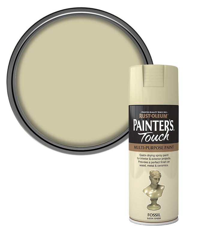 Rust-Oleum Painter’s Touch Spray Paint 400ml Satin - Fossil