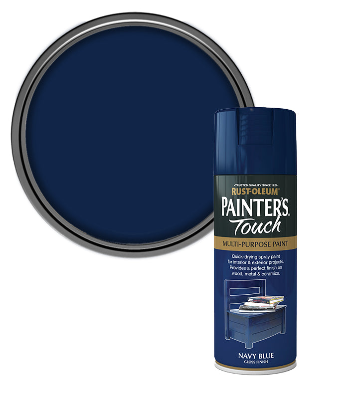 Rust-Oleum Painter’s Touch Spray Paint 400ml Gloss - Navy Blue