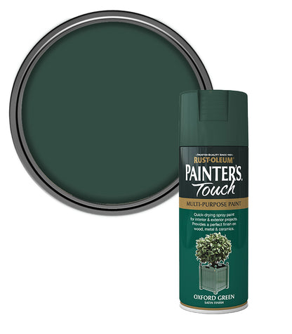Rust-Oleum Painter’s Touch Spray Paint 400ml Satin - Oxford Green