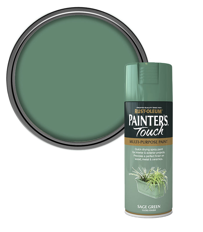 Rust-Oleum Painter’s Touch Spray Paint 400ml Gloss - Sage Green