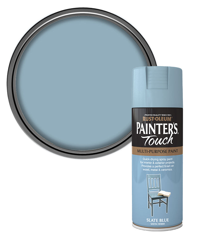 Rust-Oleum Painter’s Touch Spray Paint 400ml Satin - Slate Blue