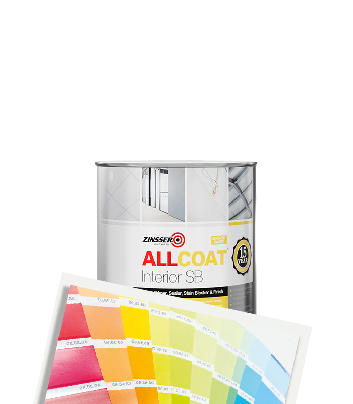 Zinsser AllCoat Multi Surface Primer & Finish - 1 Litre - Tinted Mixed Colour