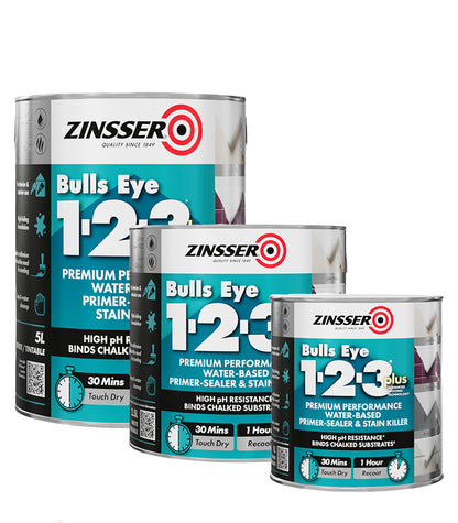 Zinsser Bulls Eye 1-2-3 Plus Primer Paint