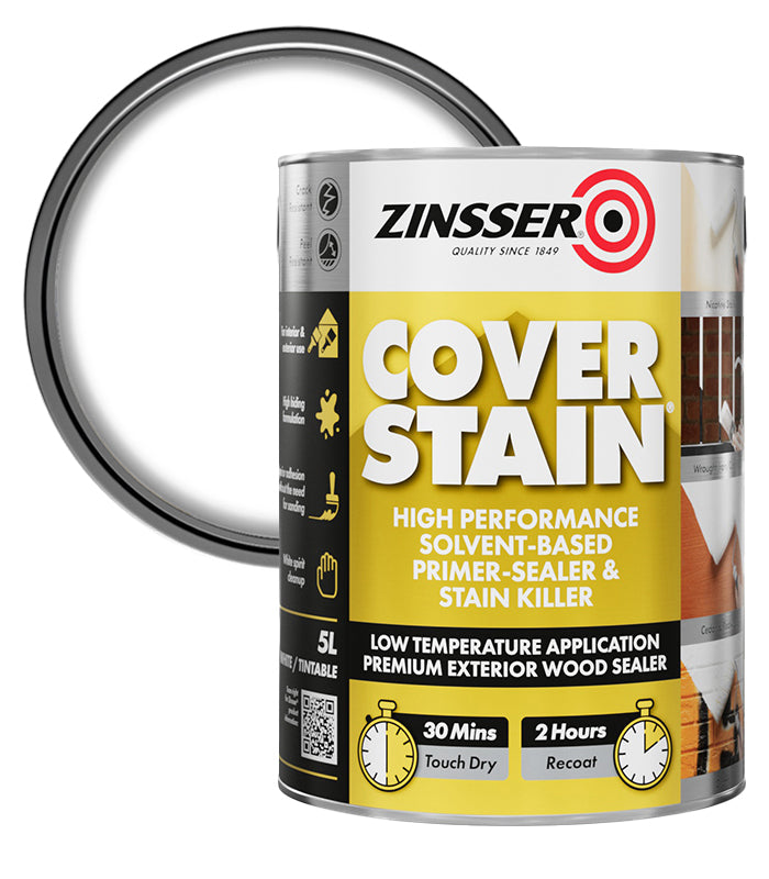 Zinsser Cover Stain - Primer Sealer - 5 Litre