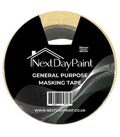 Next Day Paint General Purpose Masking Tape - 36mm x 50m