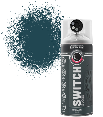 Rust-Oleum Switch Spray Paint 400ml - Gloss - Anthracite