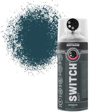 Rust-Oleum Switch Spray Paint 400ml - Matt - Anthracite