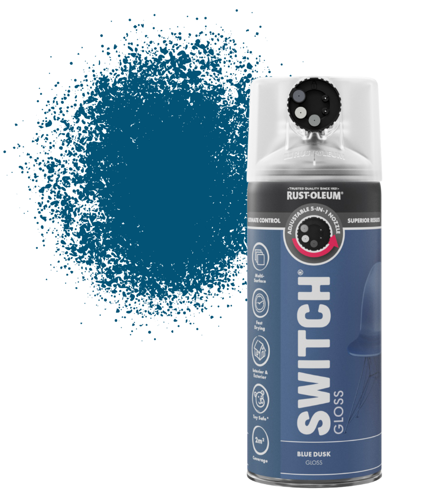 Rust-Oleum Switch Spray Paint 400ml - Gloss - Blue Dusk