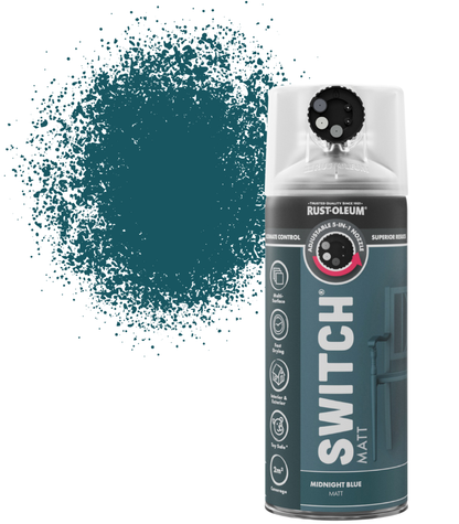 Rust-Oleum Switch Spray Paint 400ml - Matt - Midnight Blue