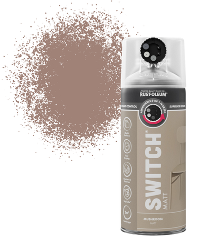 Rust-Oleum Switch Spray Paint 400ml - Matt - Mushroom