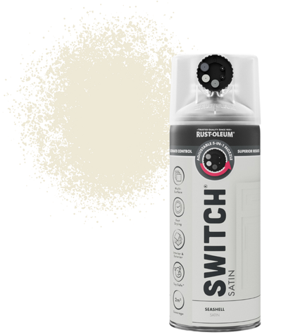 Rust-Oleum Switch Spray Paint 400ml - Satin - Seashell