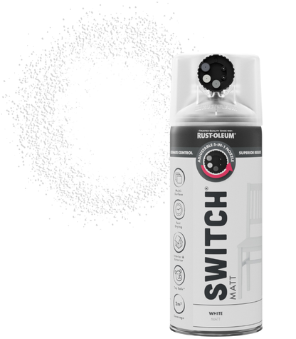 Rust-Oleum Switch Spray Paint 400ml - Matt - White