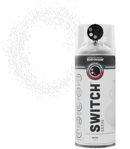 Rust-Oleum Switch Spray Paint 400ml - Satin - White