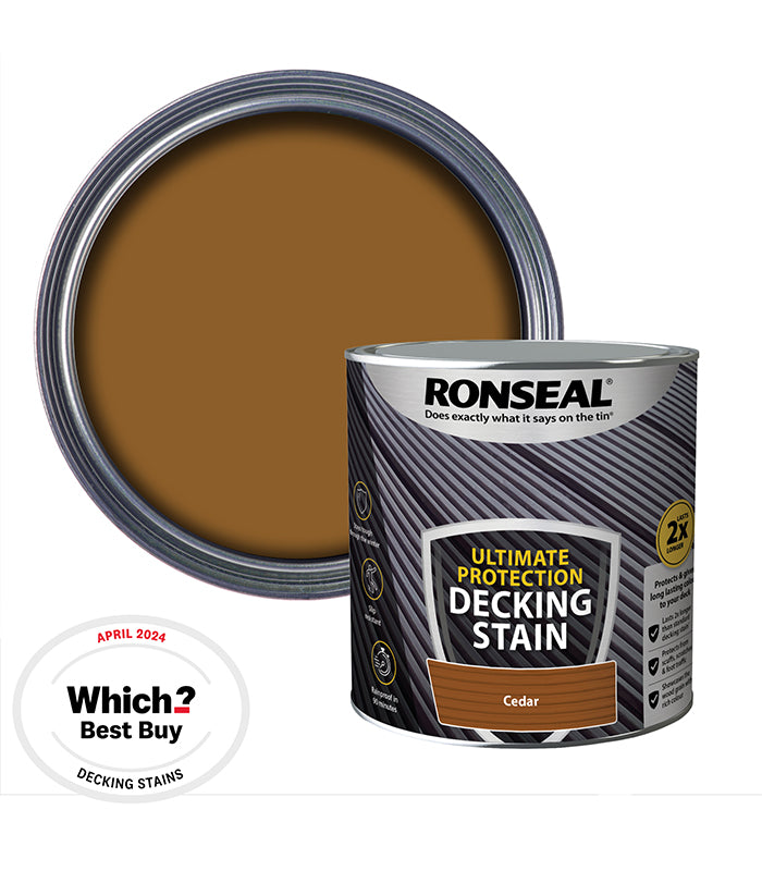 Ronseal Ultimate Decking Stain - 2.5L - Cedar