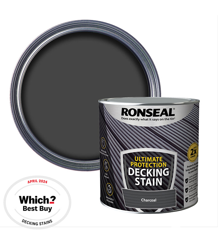Ronseal Ultimate Decking Stain - 2.5L - Charcoal