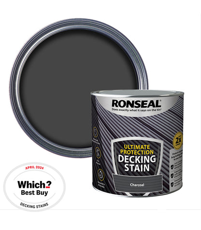 Ronseal Ultimate Decking Stain - 2.5L - Charcoal